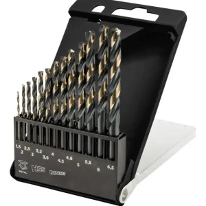 Wiertła do metalu HSS-CNC 19szt 55H088 GRAPHITE Bestseller